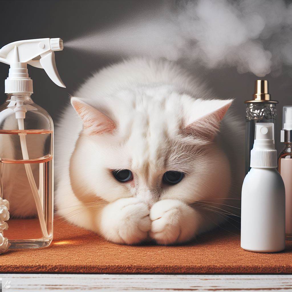 The Impact of Spraying Perfumes Around Cats